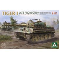 Tiger I Late-Production w/Zimmerit Sd.Kfz.181 Pz.Kpfw.VI Ausf.E Sd.Kfz.181 Pz.Kpfw.VI Ausf.E (Late/Late Command) 2 in 1