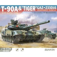 T-90A Main Battle Tank & Tiger GAZ-233014 Armoured Vehicle